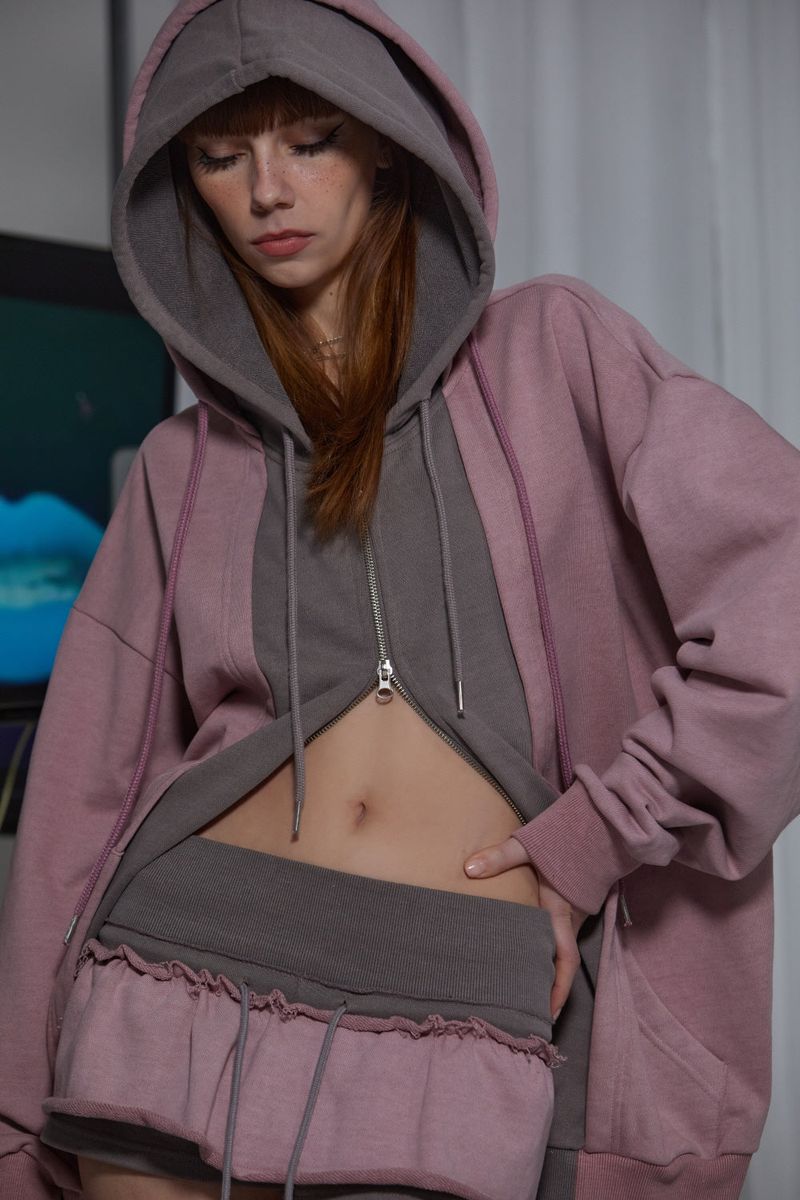 VINTAGE DOUBLE ZIP-UP