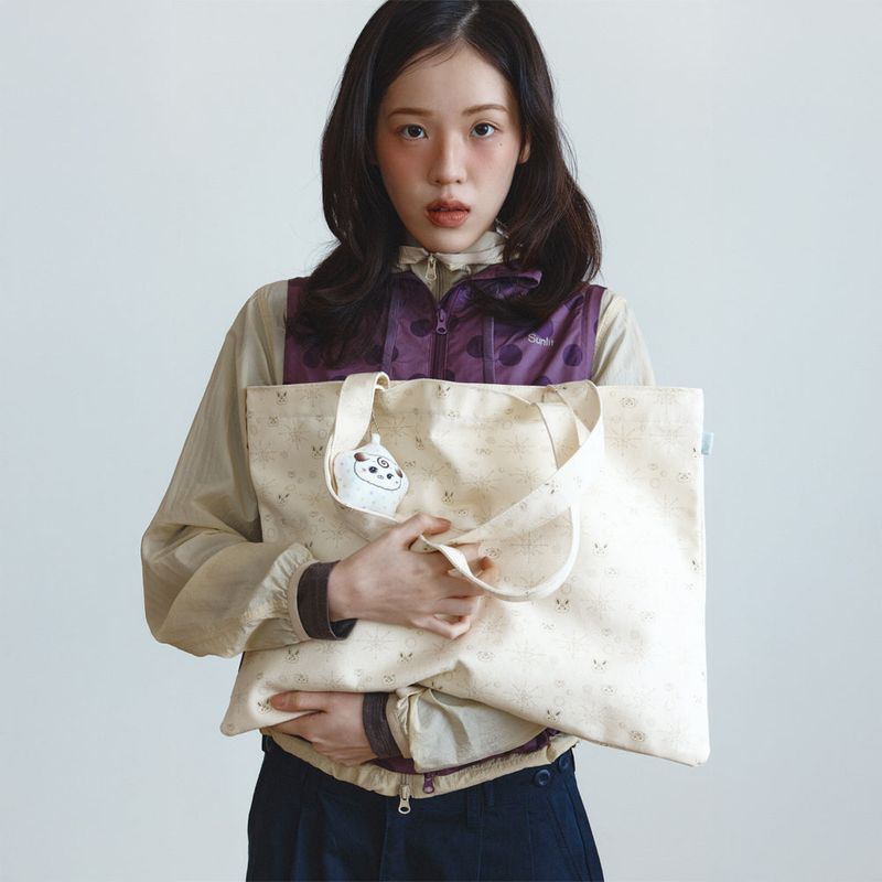 Sunlit（サンリット）の「スターダストエコバッグ (Ivory)（バッグ）」