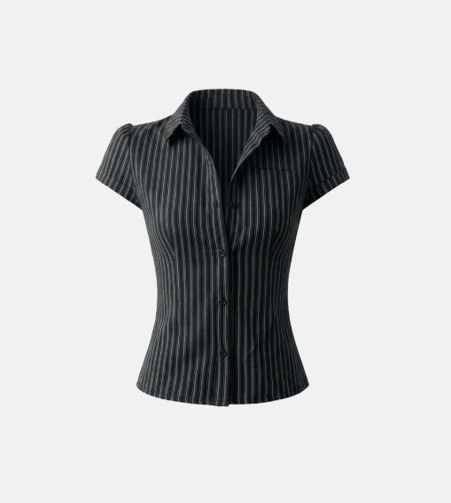 Vera Stripe Slim Shirt