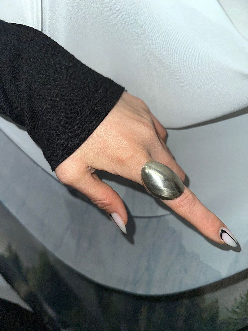 [925silver] Marui bold matt ring