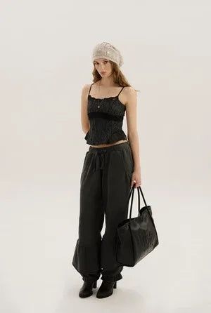 Darling corset top - black