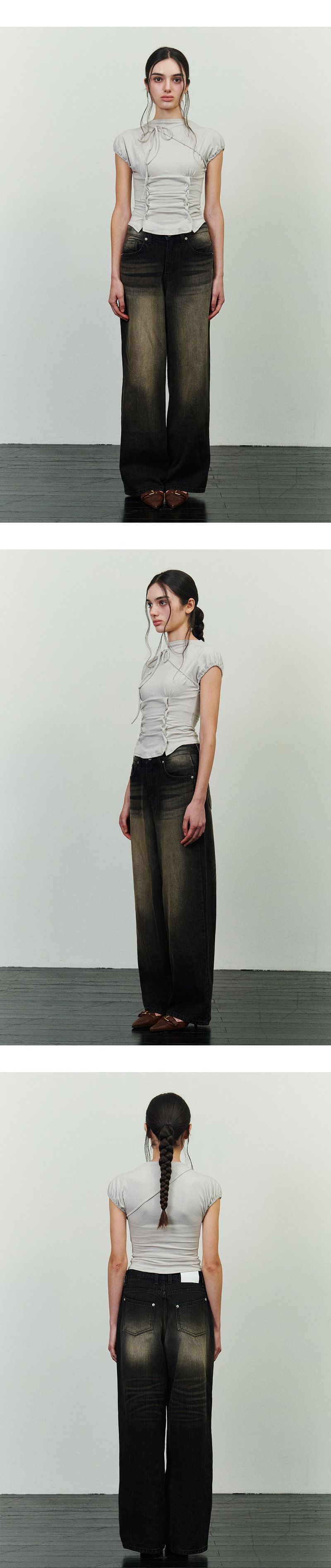 JADEN DENIM PANTS brown