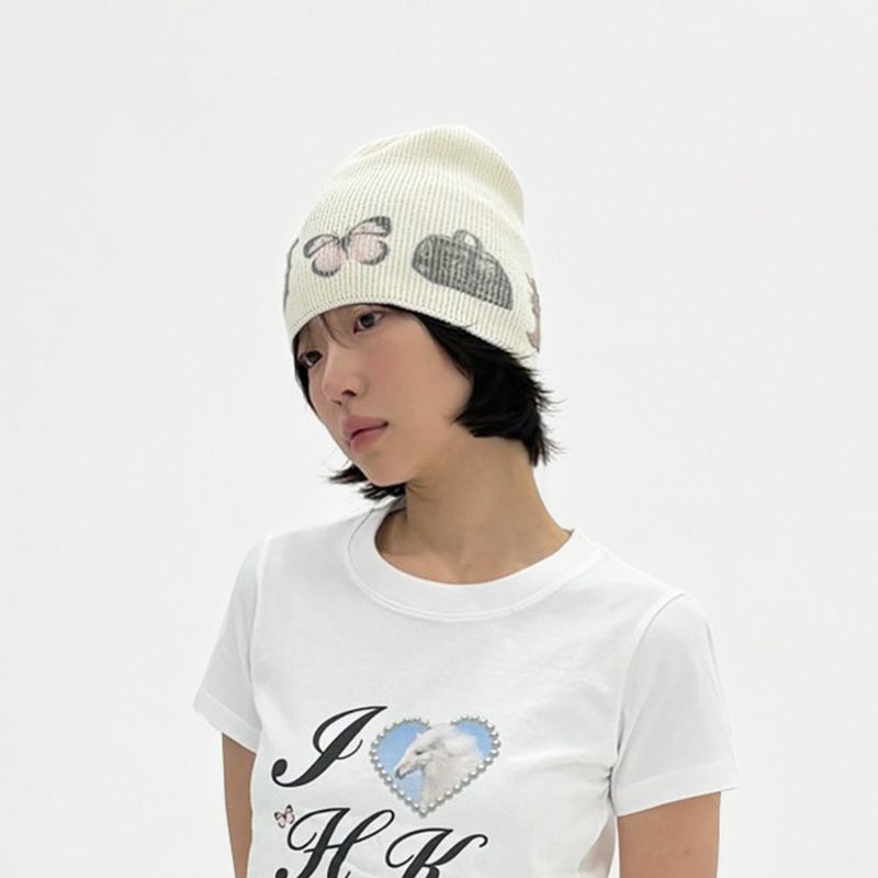 UNSTEADYMARKET（アンステディマーケット）の「Printed Cotton Beanie（Hats）」