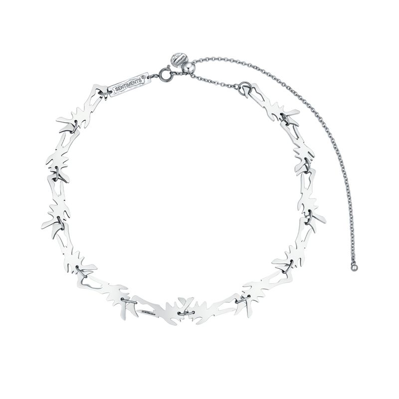 SENTIMENTS（サンティマン）の「NO.341 [SILVER] GEOMETRY NECKLACE（Accessories）」