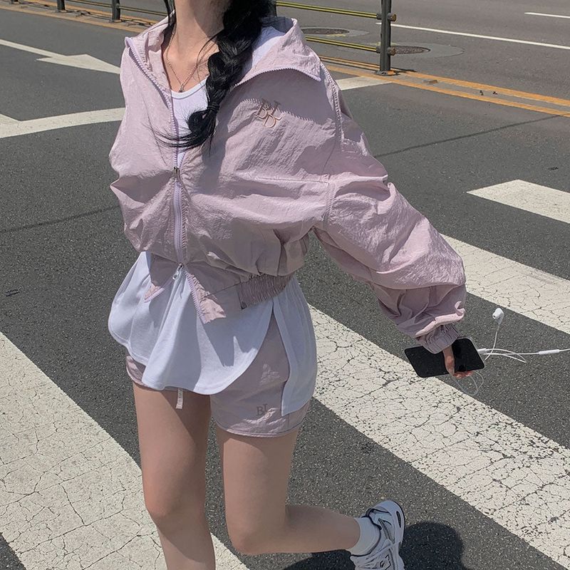 [Bellide made] Two-Way Anorak Windbreaker
