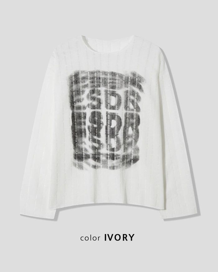 (UNISEX) ESDR Lettering Knit