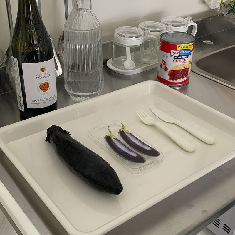 Eggplant case - jelly hard