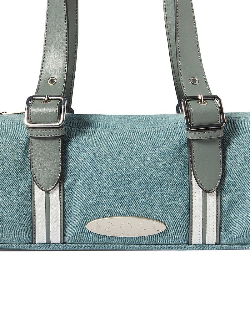P.O.M POUCH CIRCULAR BAG (DENIM)