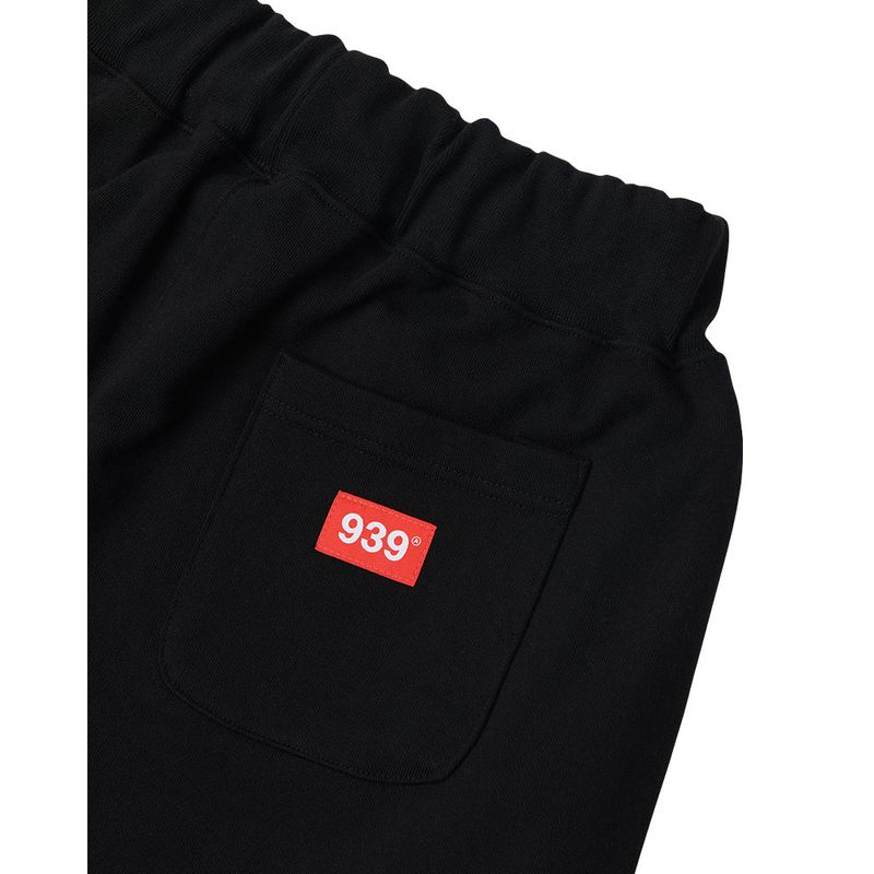 939 LOGO SWEAT SHORTS (BLACK)