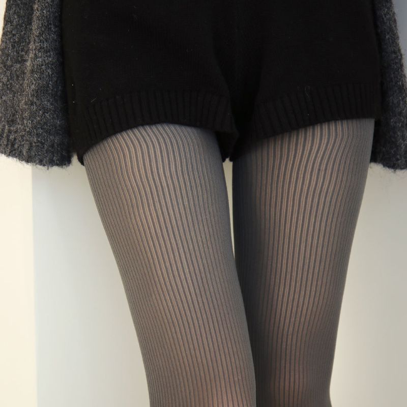 onnitella(オニテラ)の「pinstripe sheer tights (gray)(Fashion Accessories)」