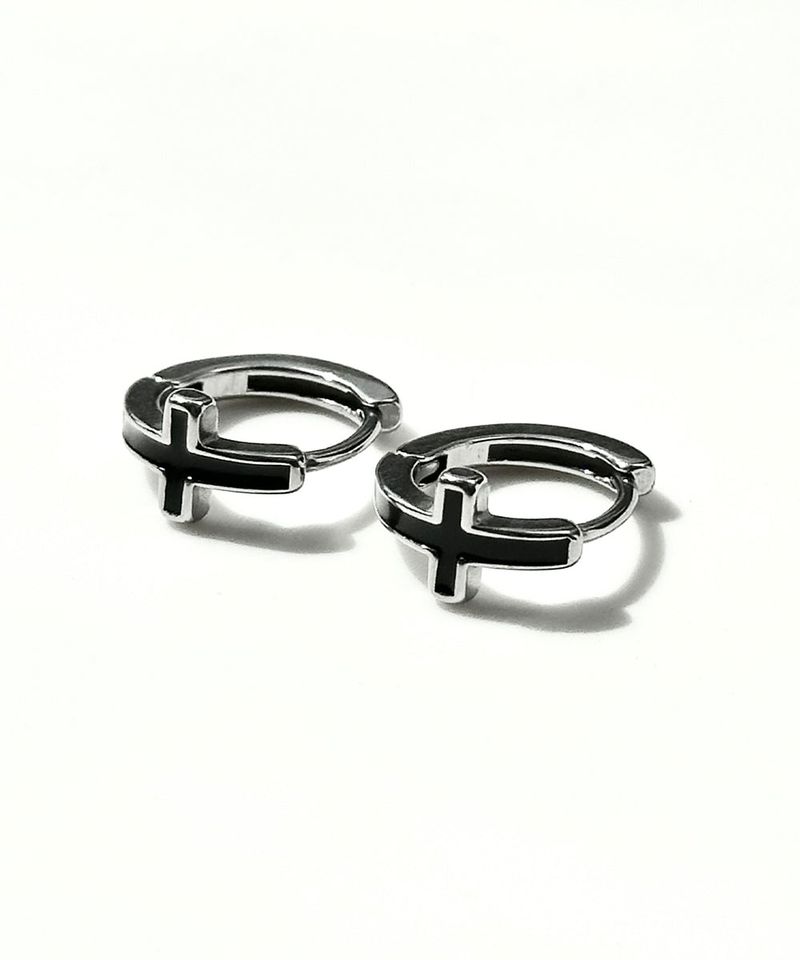 BLACK CROSS One-touch Piercing 2pcs