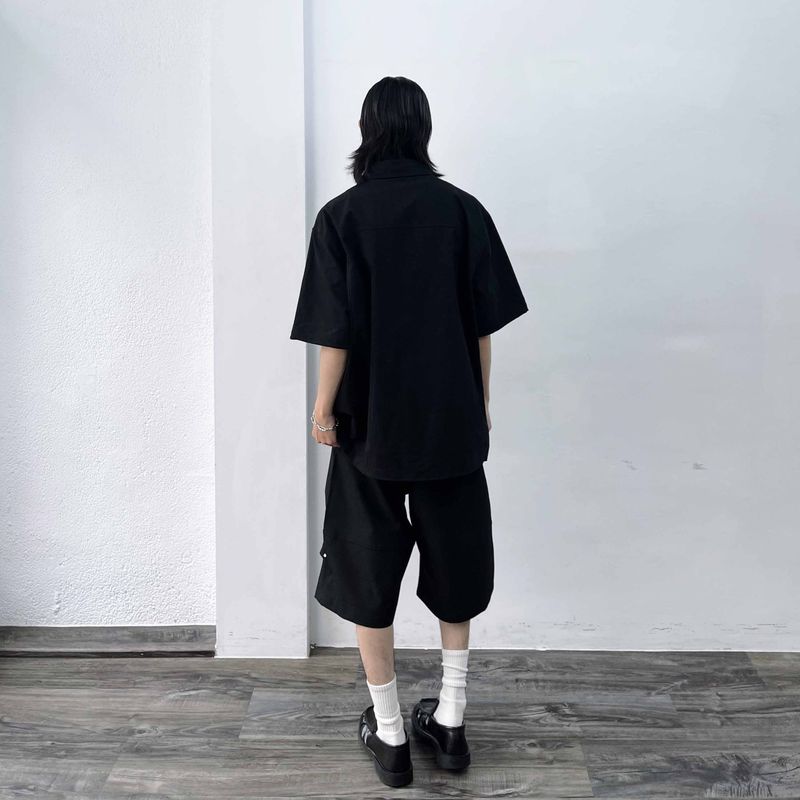 Slouchy Long-line shirt