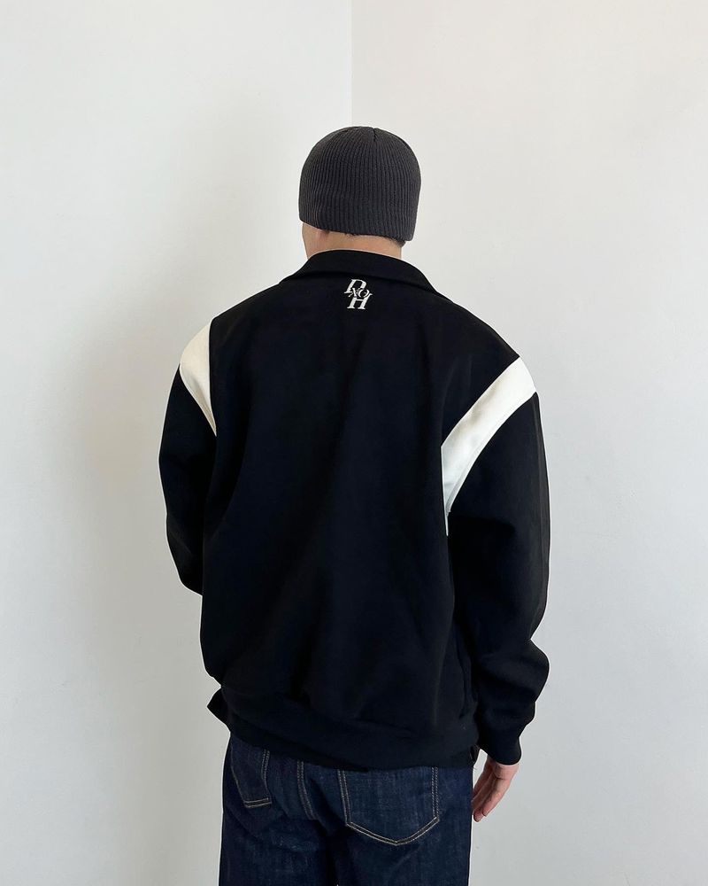 STACK LOGO VARSITY JACKET