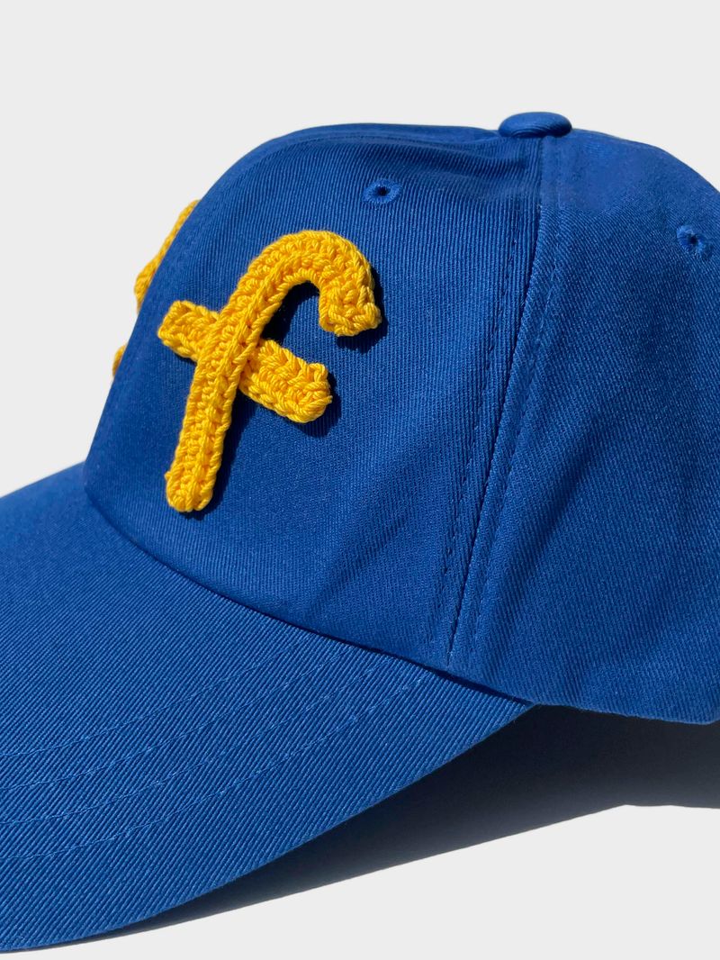 CUSTOM INITIAL CROCHET CAP
