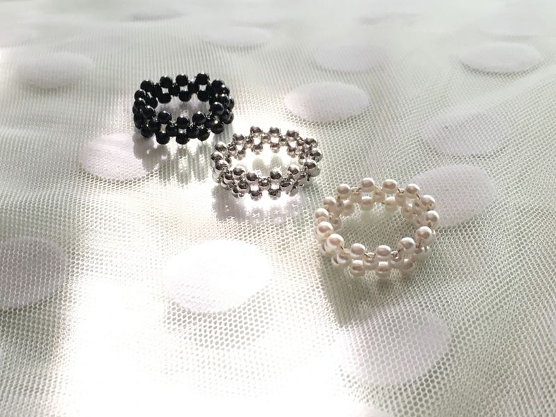 ner.ui.bin（ノエビン）の「シルバーボールチェックリング（アクセサリー）」