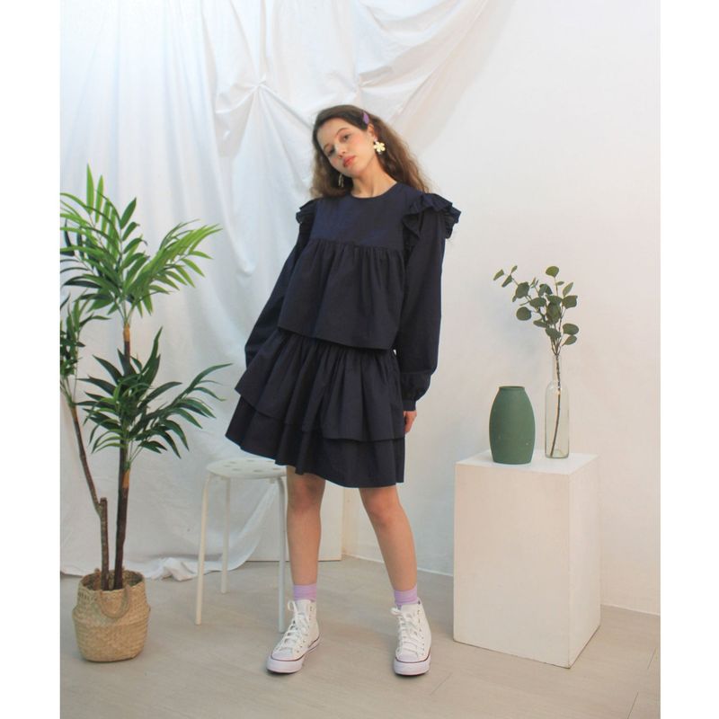 Floria shirring blouse