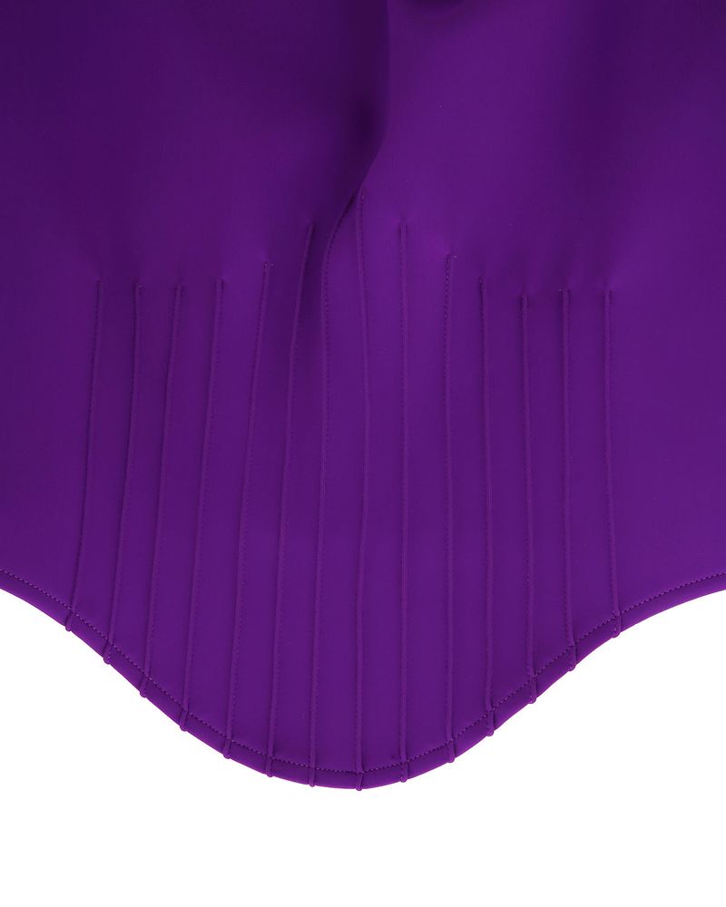 Pintuck Jersey Top _ Purple