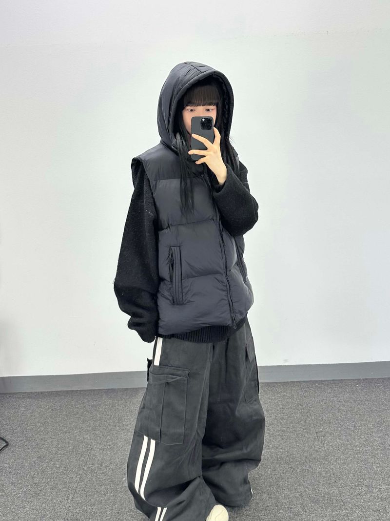 burger cotton track balloon pants