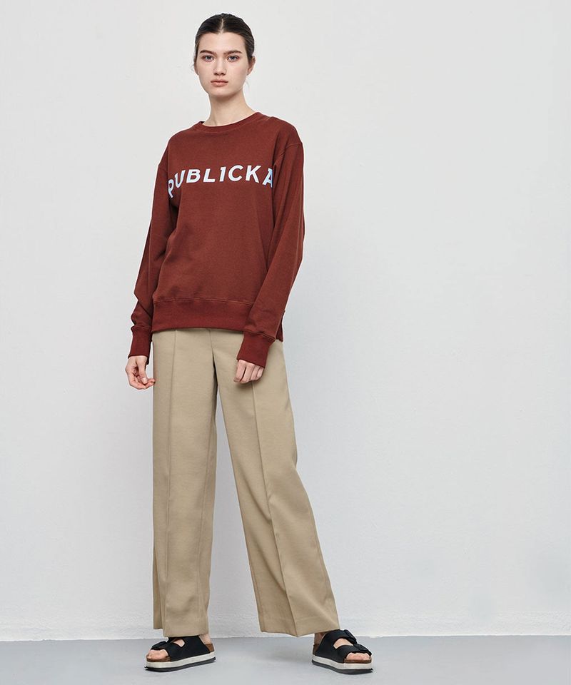 [UNISEX]PUBLICKA LOGO SWEATSHIRT_BRIC