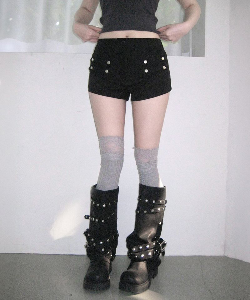leon button shorts (2colors)