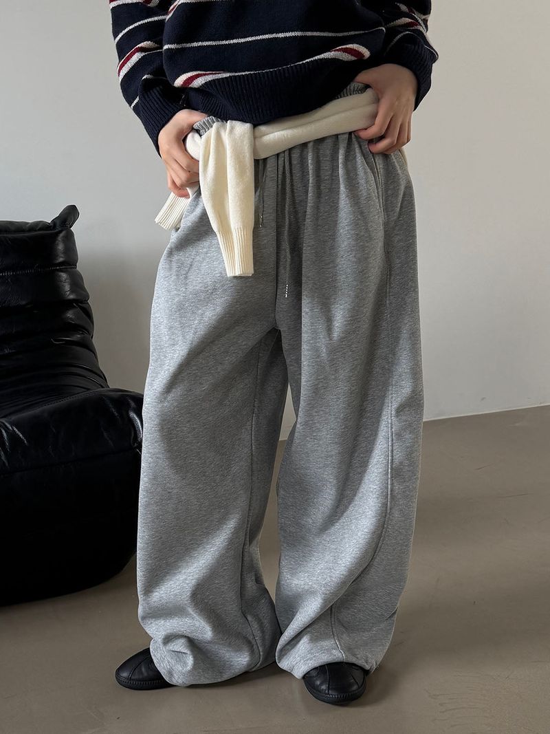 Edge ilne wide sweat pants(3color)