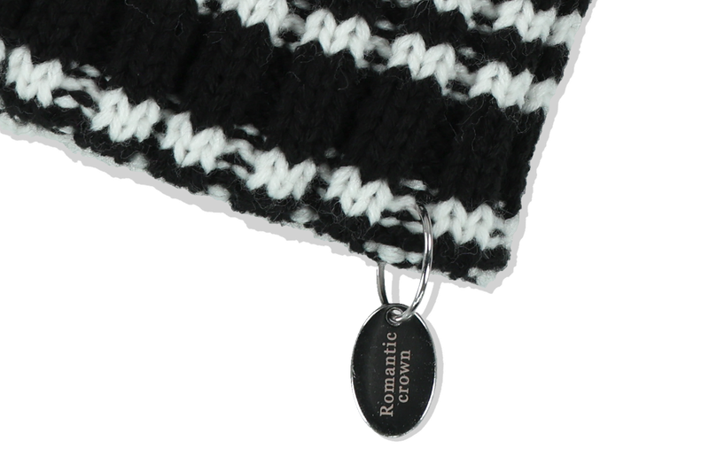 STRIPE SQUARE BEANIE