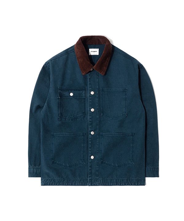 RG Washed Work Chore Jacket (Navy)