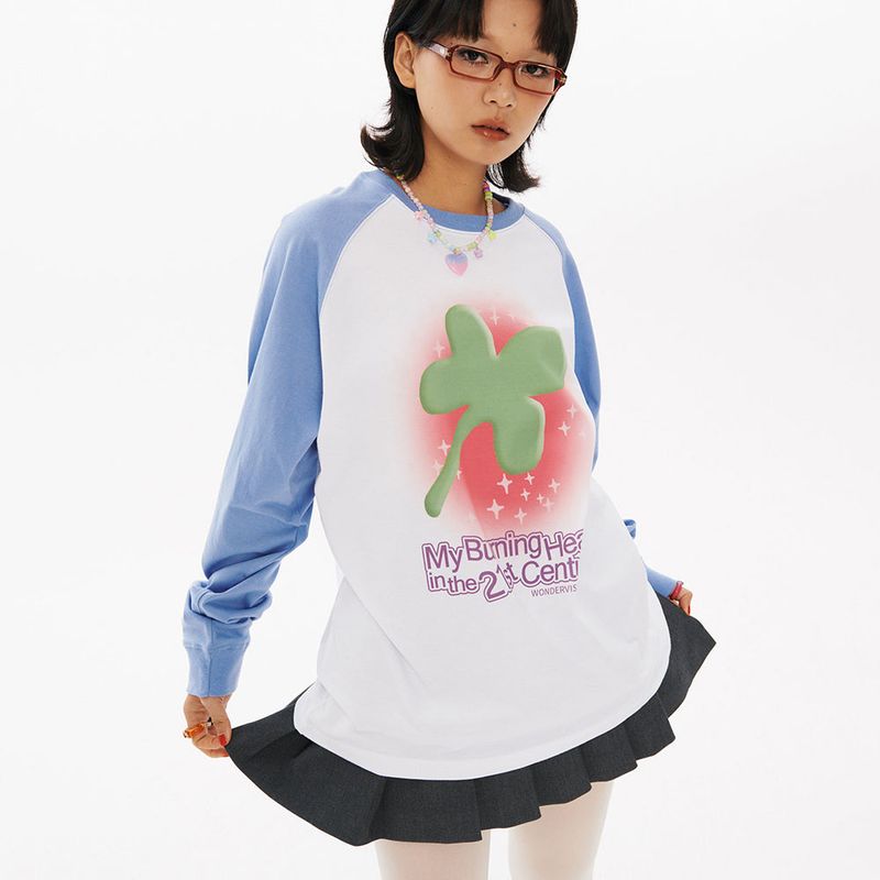 Clover Raglan Long sleeve [2Color]