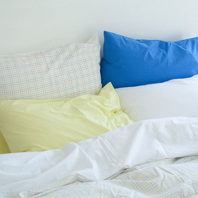 Blue pillow cover 50*70