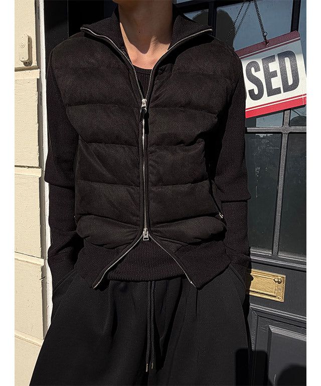 LAURANT（ロラン）の「[F/W] Suede knit padding（Jackets/Outerwear）」