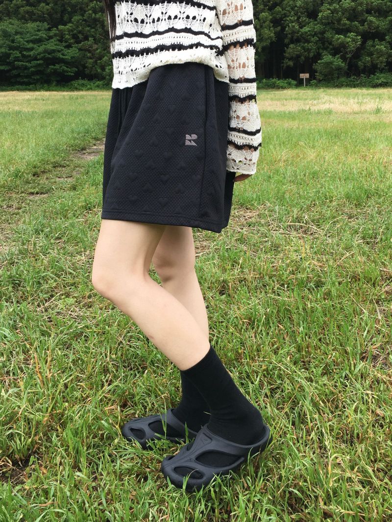 [Short ver/Ritcore MADE] Heart Embossed Shorts (3c)
