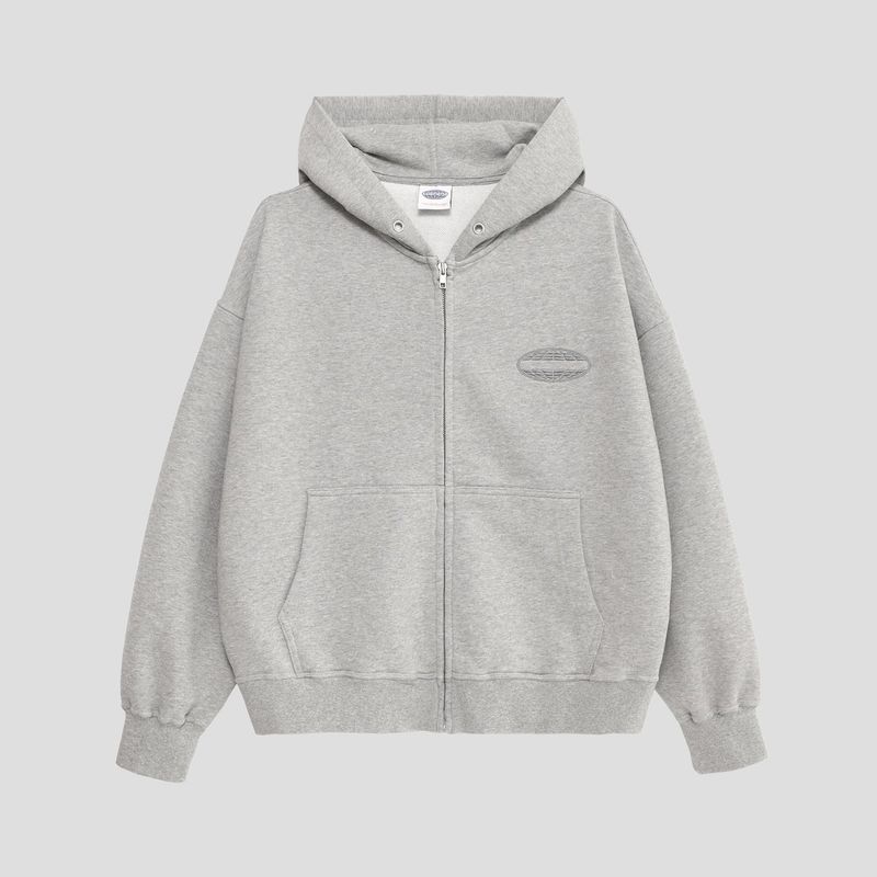 PARAGRAPH(パラグラフ)の「FONTLESS STITCH LOGO ZIP HOODIE(Tops)」