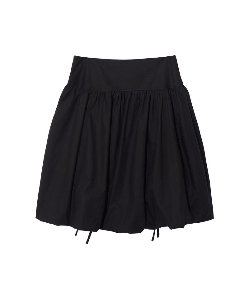 SHIRRING BALLOON SKIRT