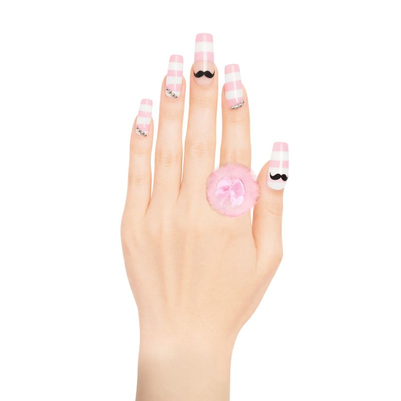 Ribbon Powder Puff Ring (2colors)