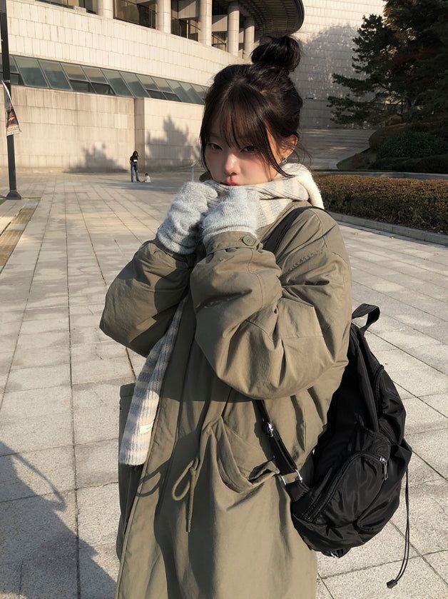 Act Long Padding Bomber Jacket