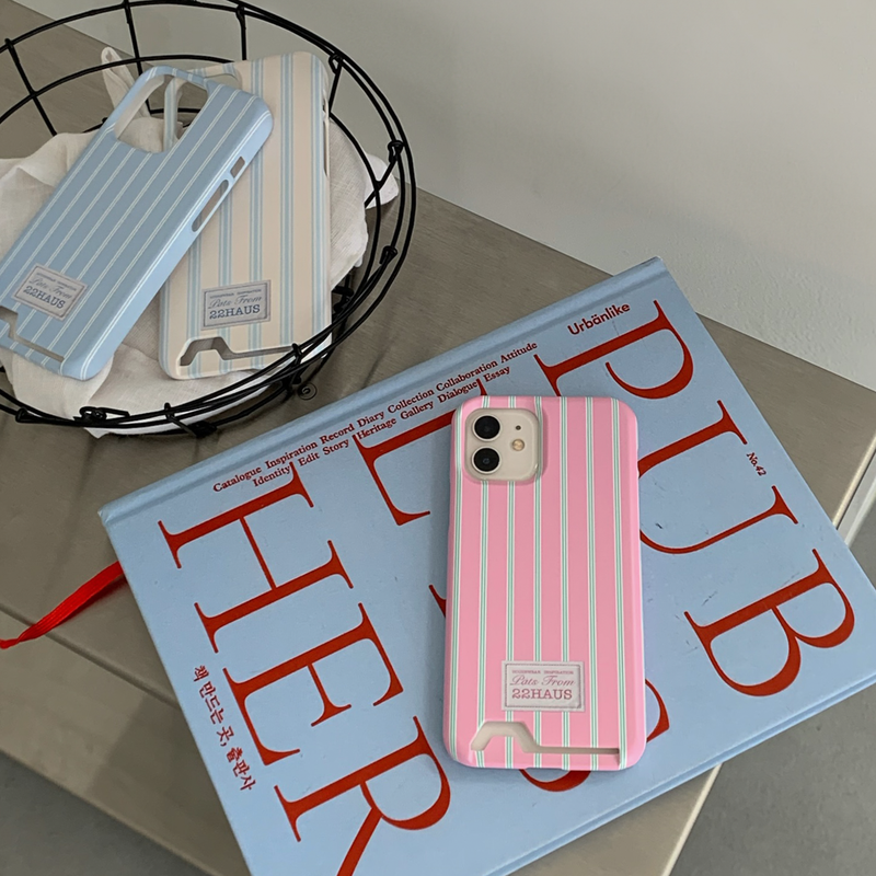 pajama card case - pink
