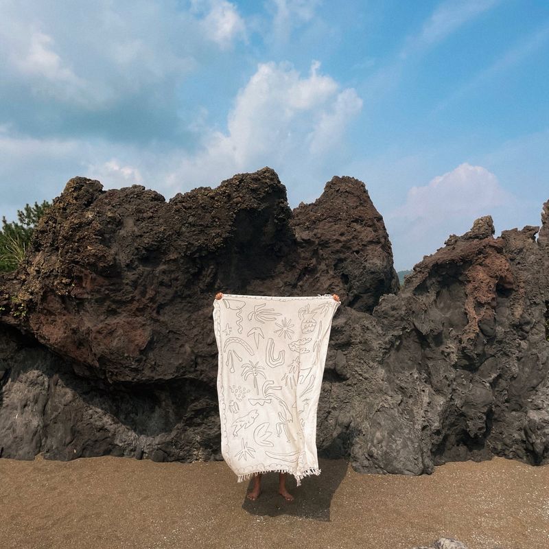 [Eco blanket] Camino - Natural