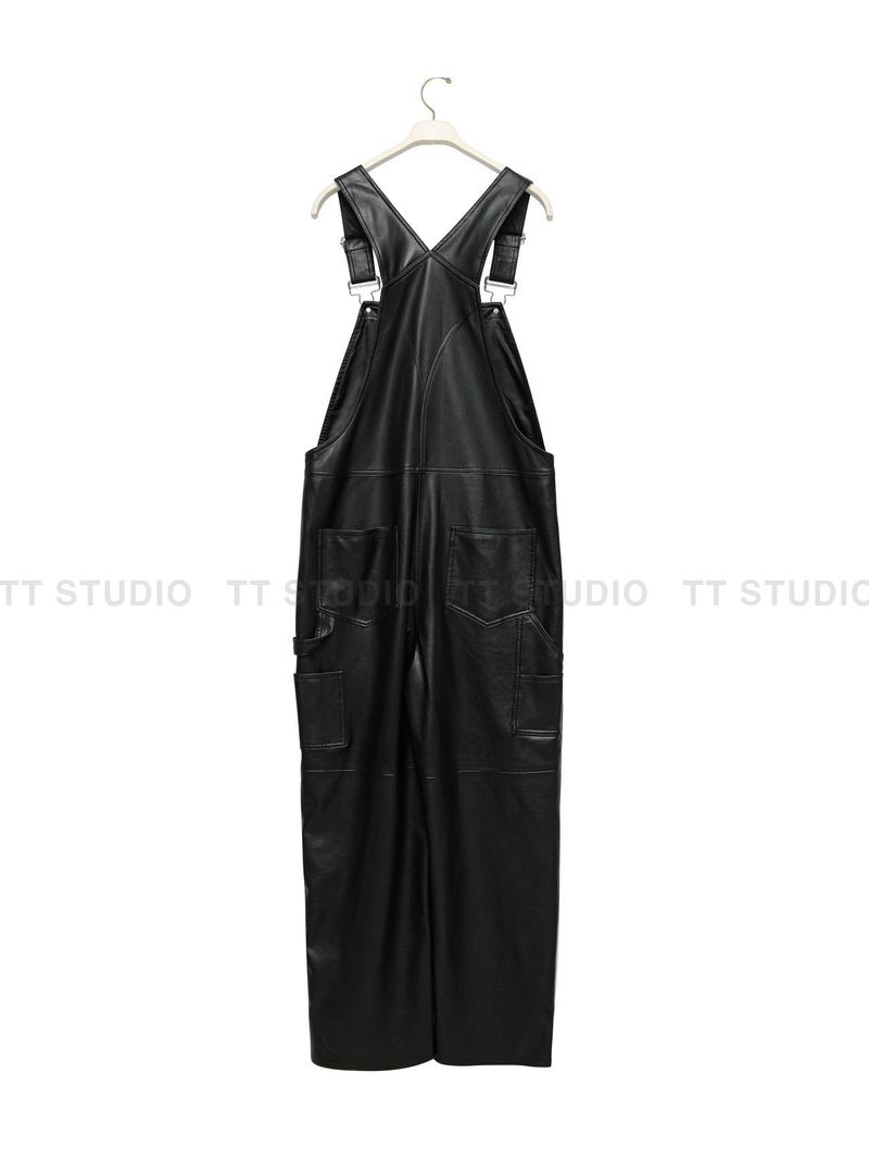 Leather overalls