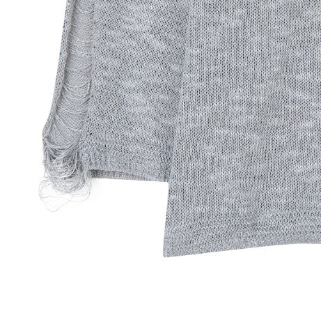 Sponge Grunge Damaged Knit