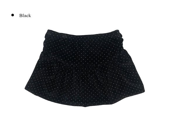 Lemme Dot Velvet Mini Skirt