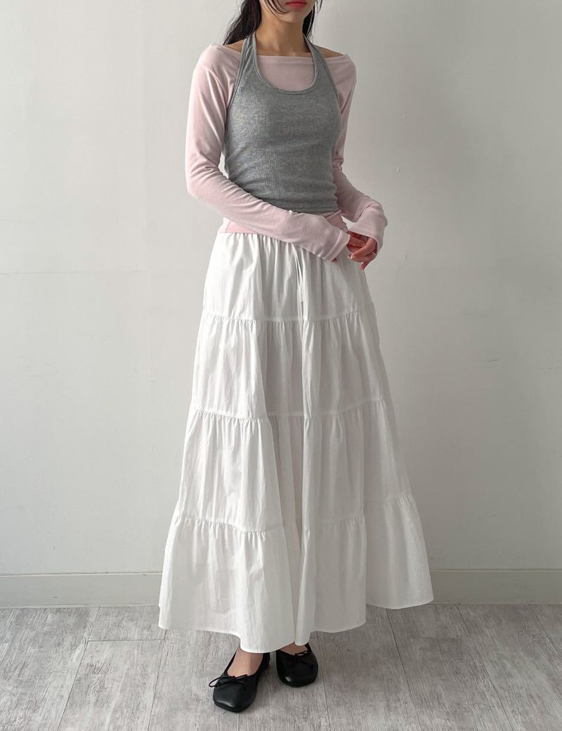Basic Halter Neck Sleeveless