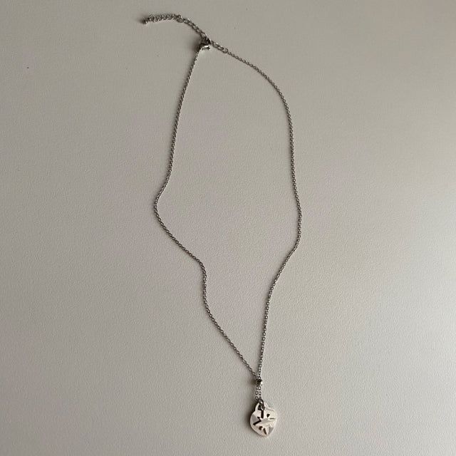 stt Heart Star Layered Ball Necklace