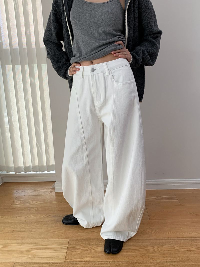 ID Cotton Wide Pants