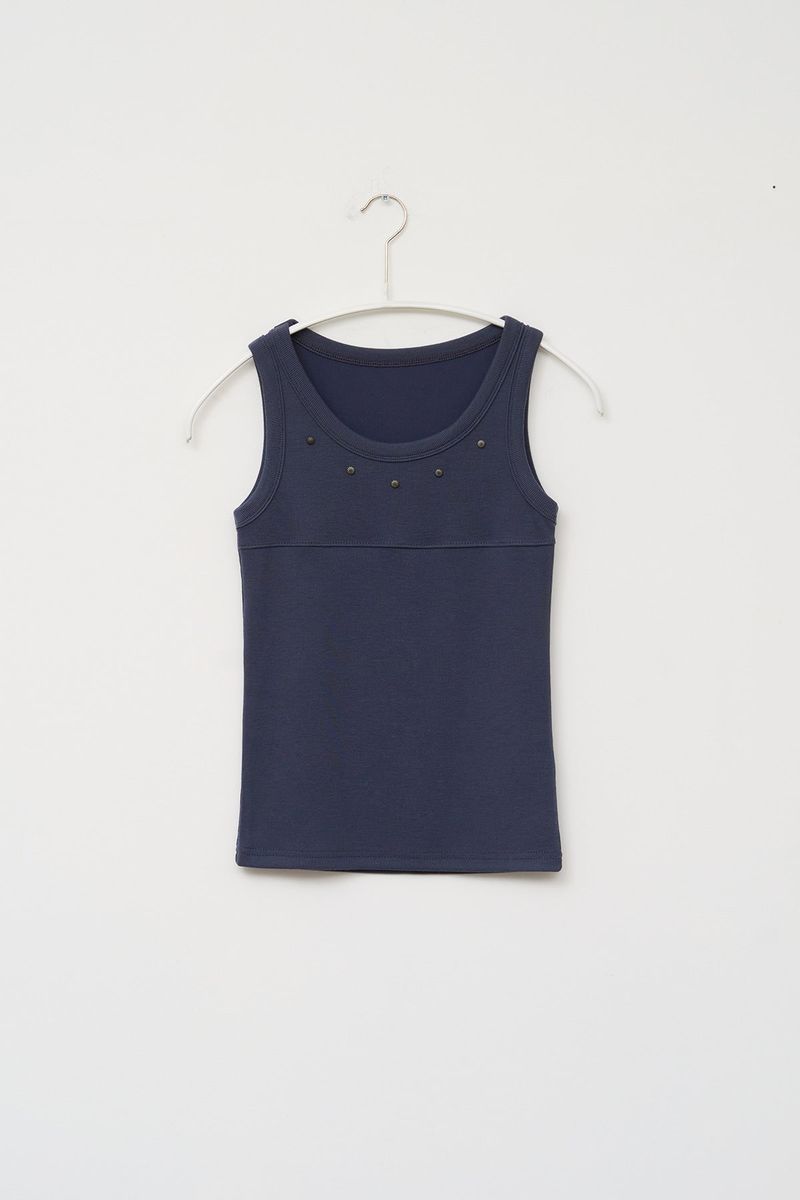 (W) Moto Stud Sleeveless