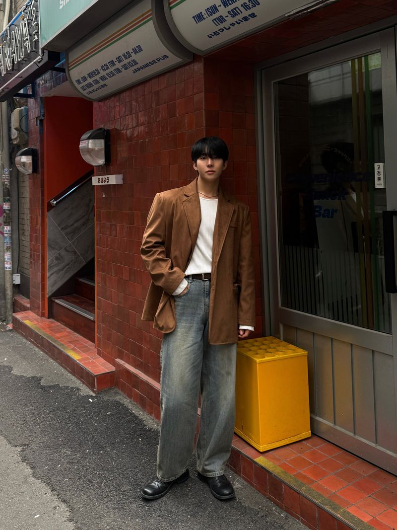 Brunch suede blazer jacket