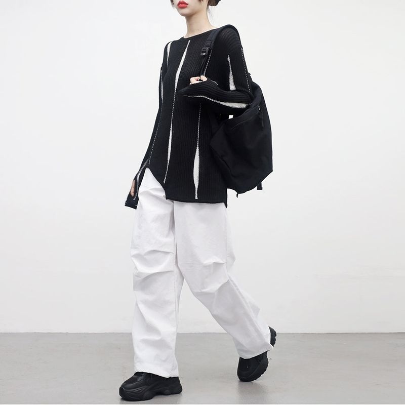 Rankle pintuck wide pants