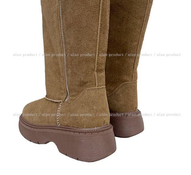 Maxi zip up long ugg boots