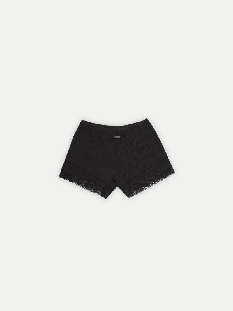Colocynth（コロシンス）の「アンフォラ レース ショーツ ブラック（パンツ）」
