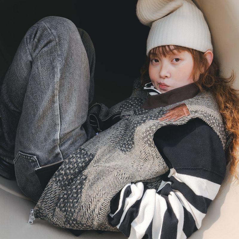 Native vest / Beige