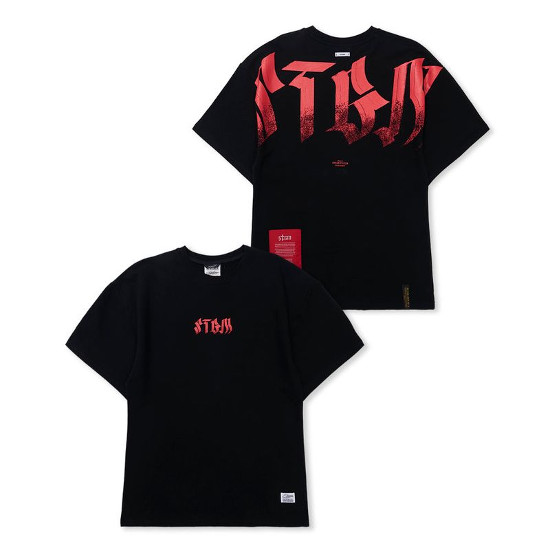 STIGMA(スティグマ)の「Bold Back Semi-oversized T-shirts Black / White(Tops)」